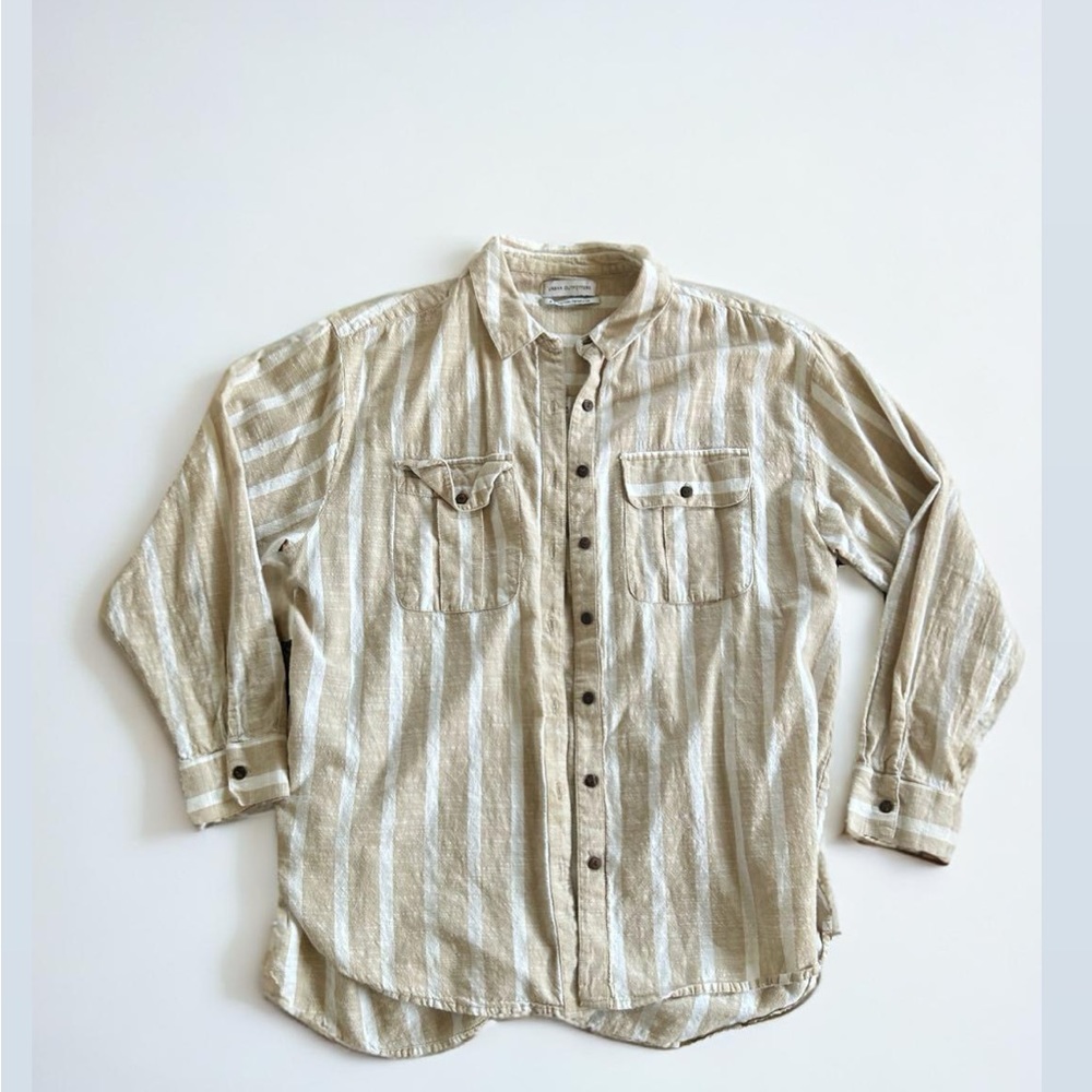 UO Striped Button Up